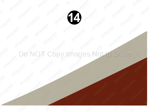 Cab Door Red Print Triangle