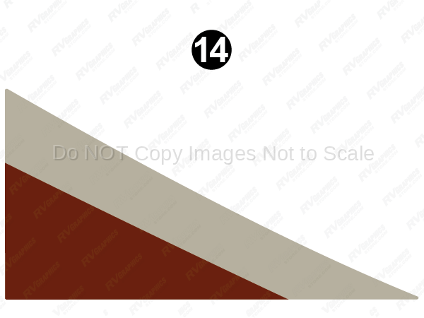 Cab Door Red Print Triangle