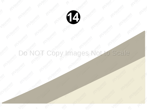 Cab Door Creme Print Triangle