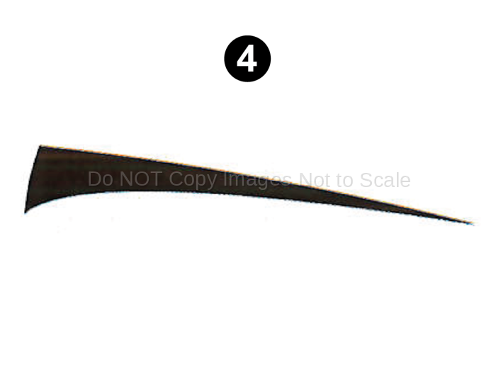 Front Lower Black Spike-Driver Side