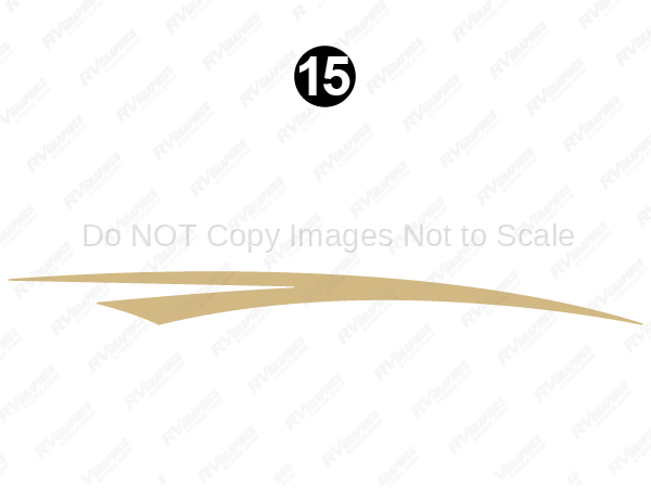 Back Gold Split Spear