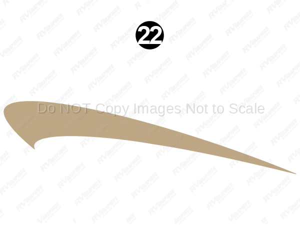 Mid Lg Gold Hook Upper