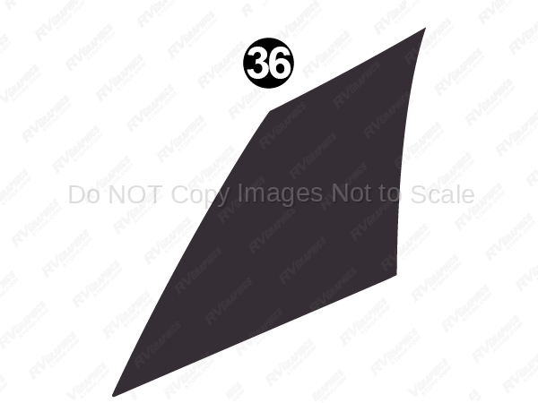 Cap Upper Alloy Stripe LH