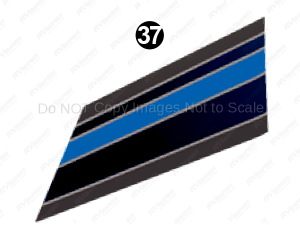 Cap Upper Print Stripe LH