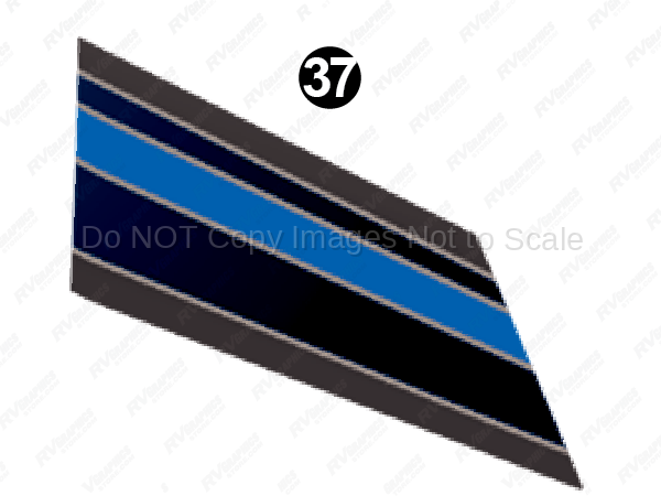 Cap Upper Print Stripe RH