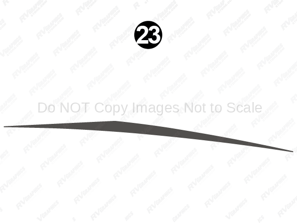 Mid Roofline Gray Spike Curbside-Passenger Side