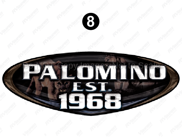 Front Palomino Oval