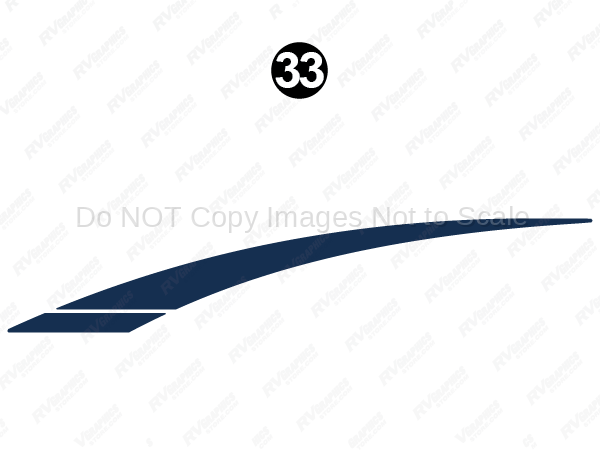 Mid Upper Blue Swoop