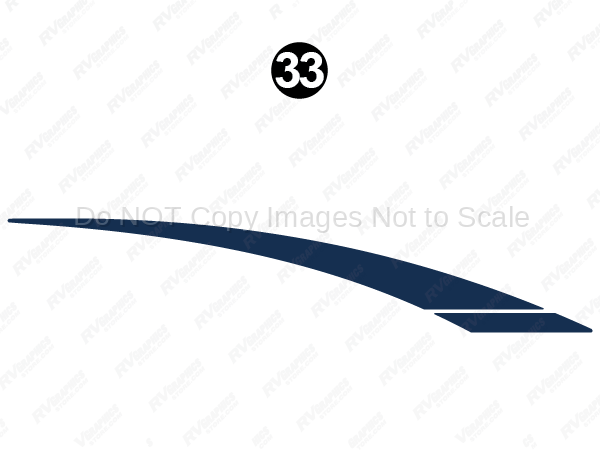 Mid Upper Blue Swoop