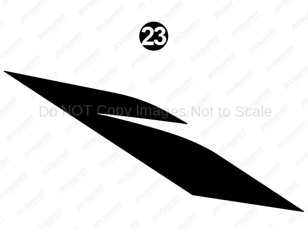 Mid Upper Black Wedge