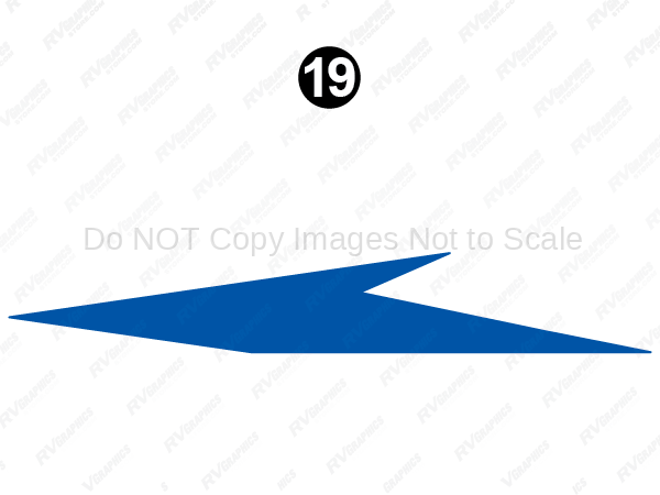 Mid Skirt Blue Wedge