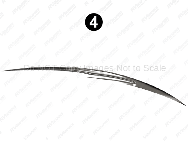 Fwd Lwr Print Split Swoop