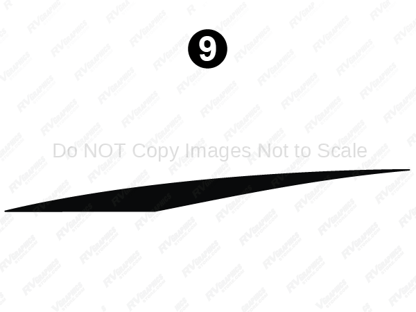 Mid Skirt Black Swoop