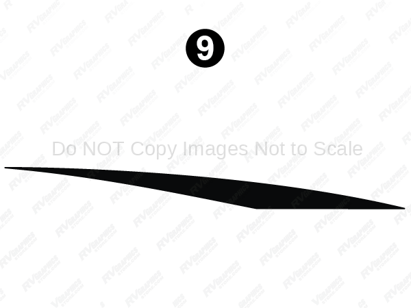 Mid Skirt Black Swoop