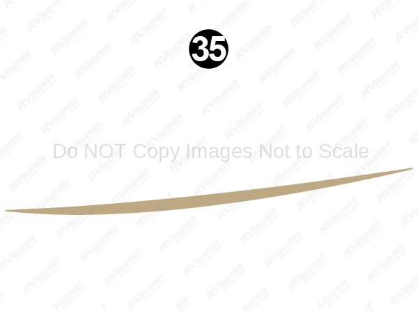 XLT Rear Skirt Gold Sweep