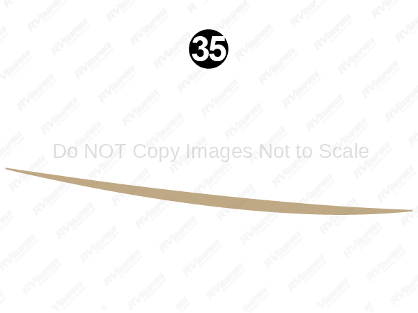 XLT Rear Skirt Gold Sweep