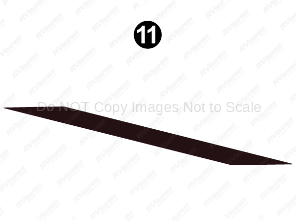 Mid Skirt Black Stripe