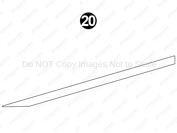 Rear Mid White Stripe