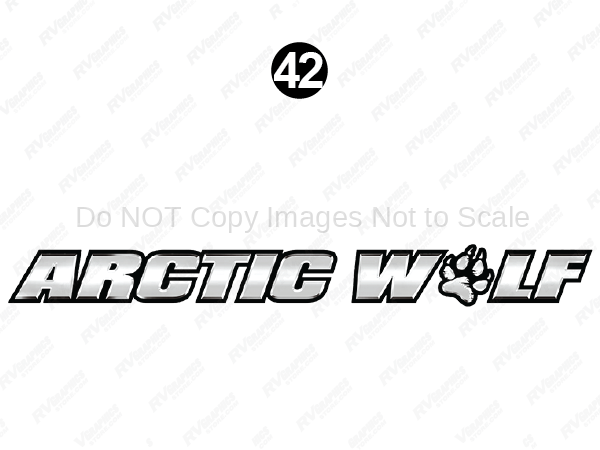 Side-Rear Arctic Wolf Logo