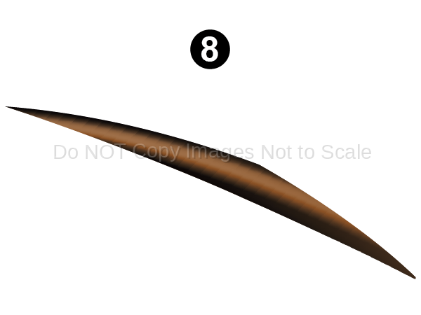 Mid Upper Bronze Sweep Tail