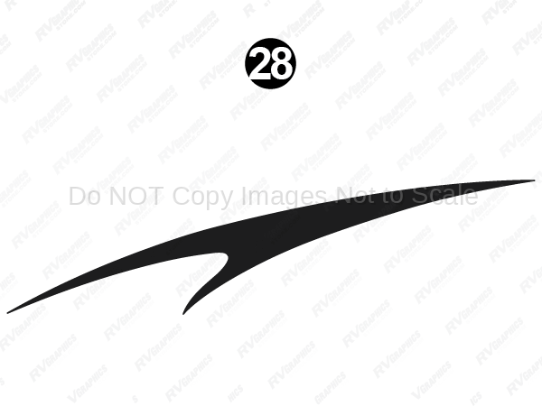 Mid Black Arrow Swoop