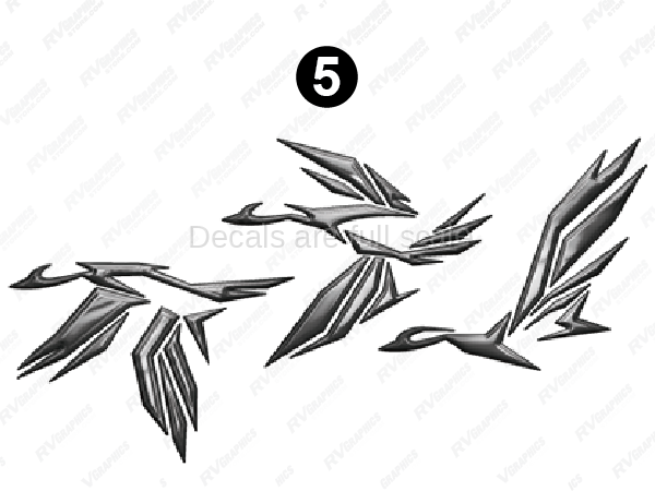 Side Geese Set Road-Driver Side