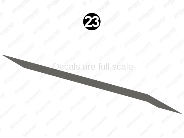 Mid Upper Gray Arm Curb-Passenger Side