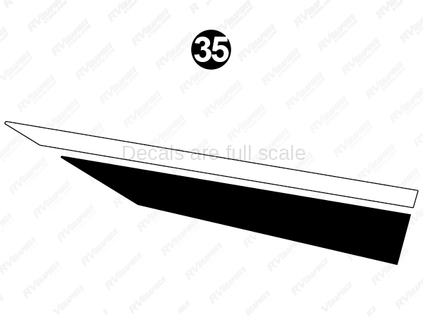 Fwd Lwr Stripe Set Curb-Passenger Side