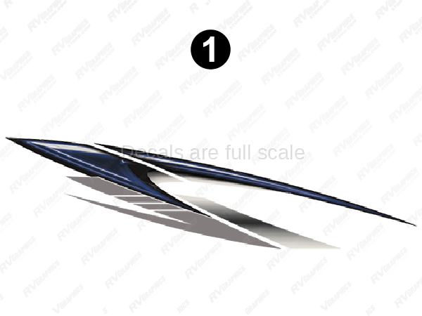 Back Blue Graphic