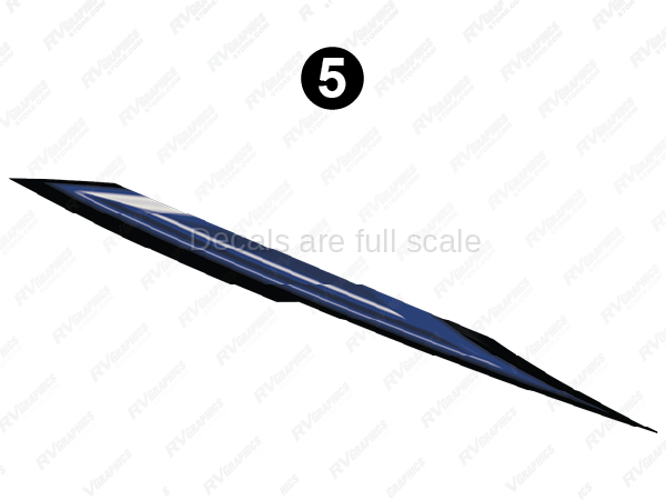 Mid Blue Print Spear