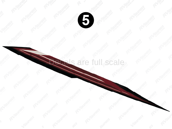 Mid Red Print Spear