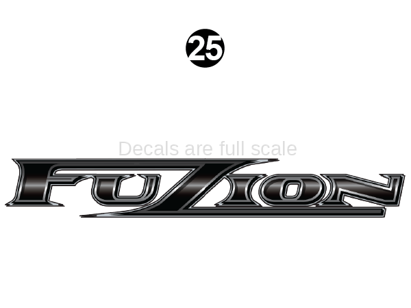 Front/Rear Fuzion Logo