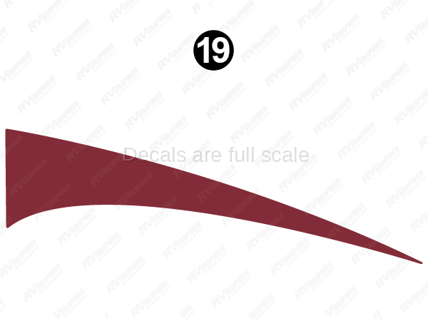 Rear Mid Red Spear