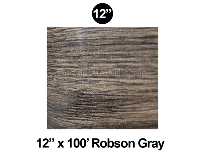 12" x 100 feet Robson Gray