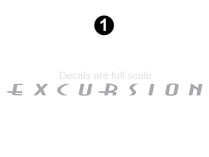 Front Excursion Logo-Silver Metallic
