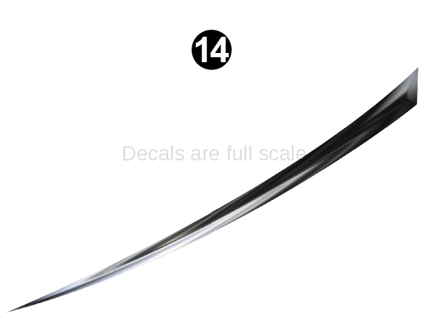 Rear Upper Long Sweep-Driver Side-Roadside