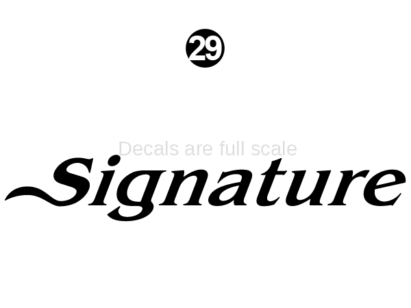 Side- Rear Signature