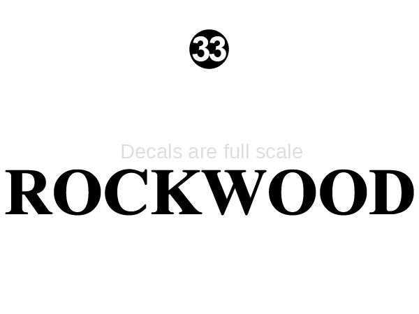 13" Rockwood Logo