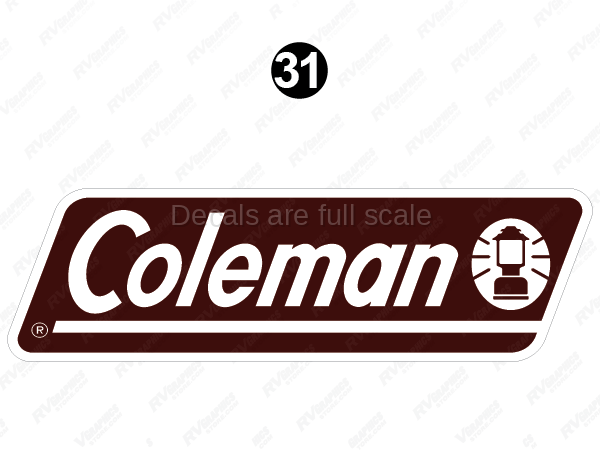 Side-Rear Coleman Logo