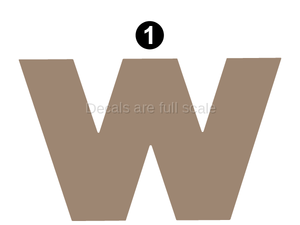 Side W Decal