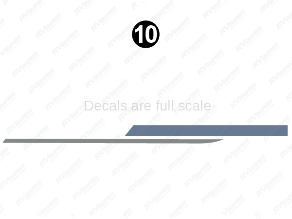 Rear Lwr Gray-Blue Stripe