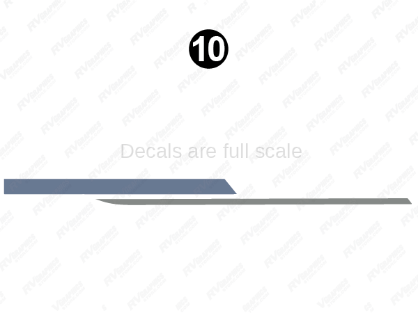 Rear Lwr Gray-Blue Stripe