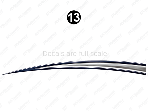 Rear Mid Print Spear-Roadside-Driver Side