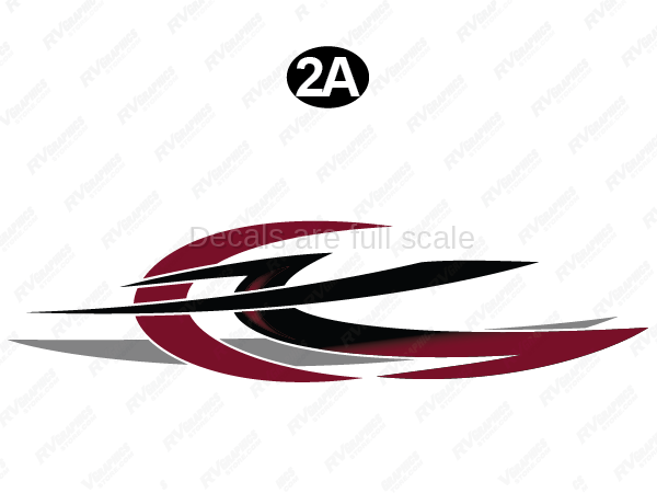 Front-Rear Red Graphic A