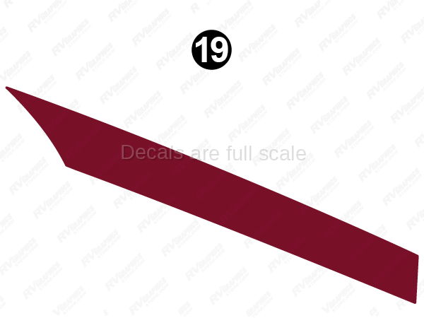 Long Red Sweep Fwd