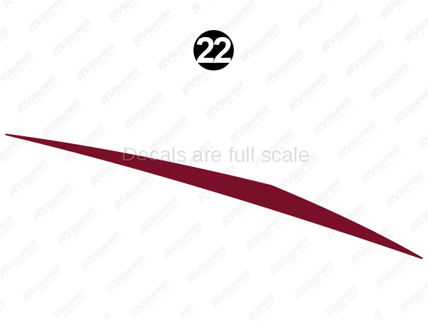 Long Red Sweep Upper