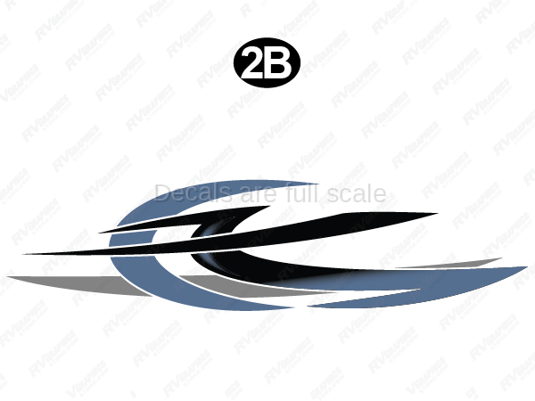 Front-Rear Blue Graphic B