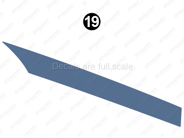 Long Blue Sweep Fwd
