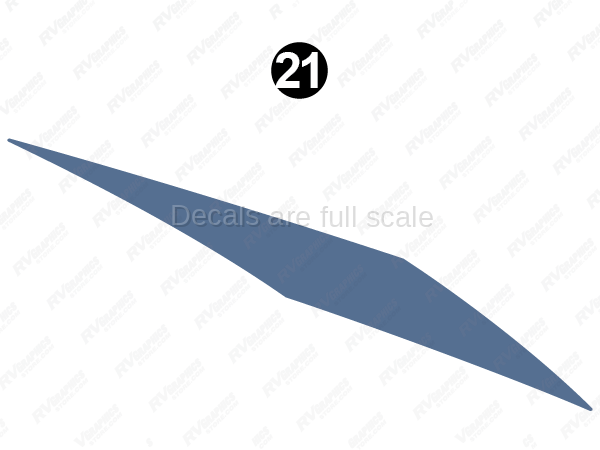 Long Blue Sweep Mid