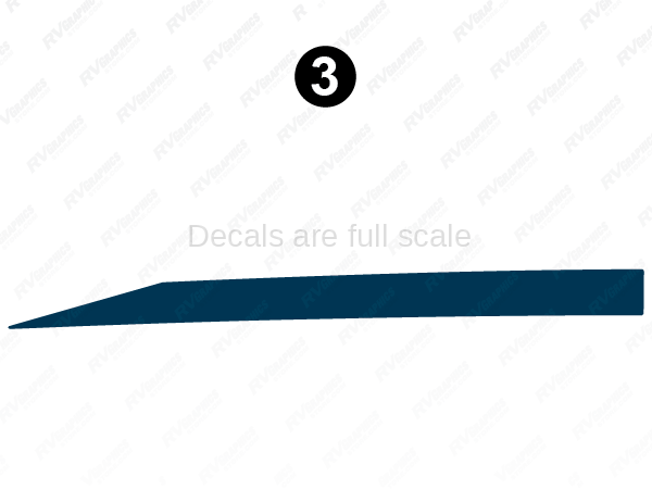 Rear Blue Stripe